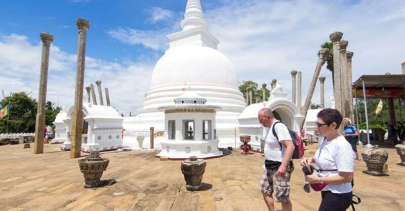 From Dambulla/Sigiriya: Ancient City of Anuradhapura by Bike - Samadhi Buddha Statue