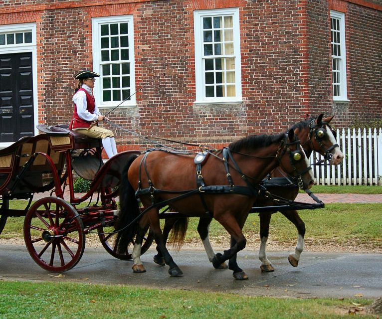 From DC: Colonial Williamsburg and Historical Triangle Tour - Participant Information