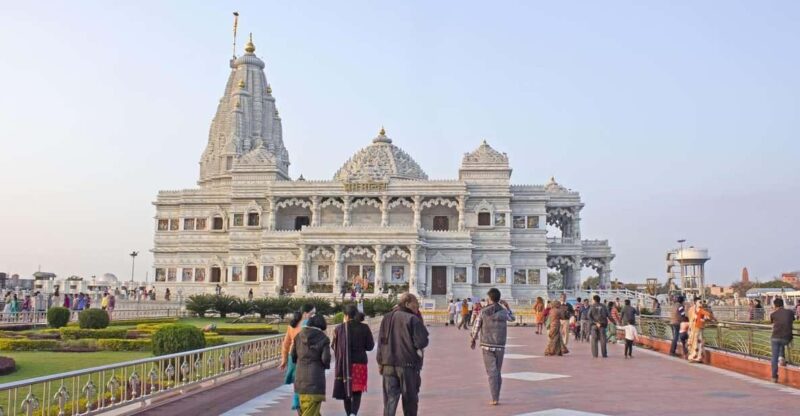 From Delhi: Mathura Vrindavan Same Day Tour By Car - Key Points