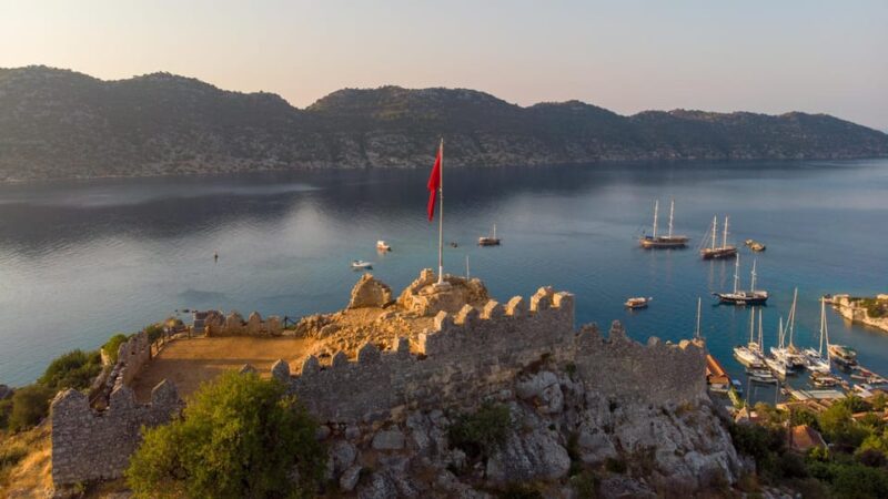 From Demre: Sunset Boat Tour to Kekova - Ancient City Dolchiste