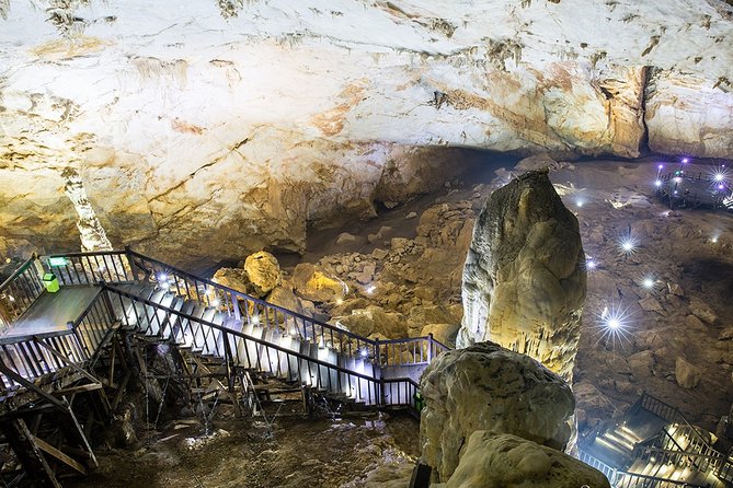 From Dong Hoi: Paradise Cave and Zipline Dark Cave Full Day Tour - Exploring Paradise Cave