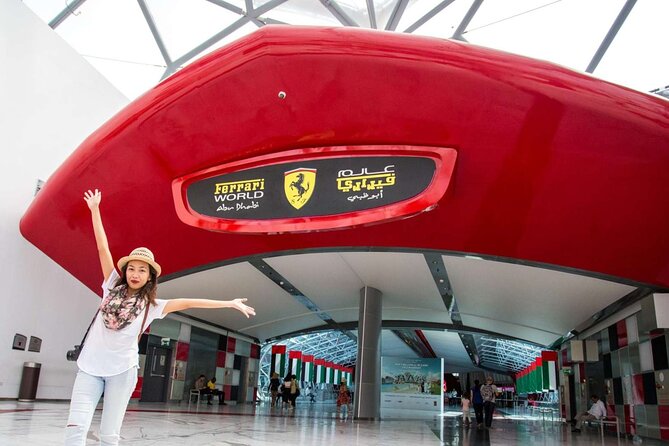 From Dubai: Sheikh Zayed Mosque and Ferrari World Entry Ticket - Booking Information