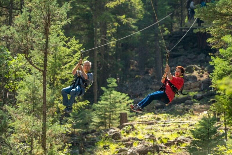 From Durango: Narrow Gauge Railroad & Ziplining With Dining - Ziplining Adventure in San Juan National Forest