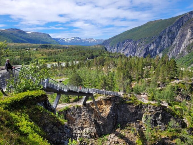 From Eidfjord: Voringsfossen Waterfalls and Sysendammen Dam - Hardangervidda National Park and Måbødalen Valley