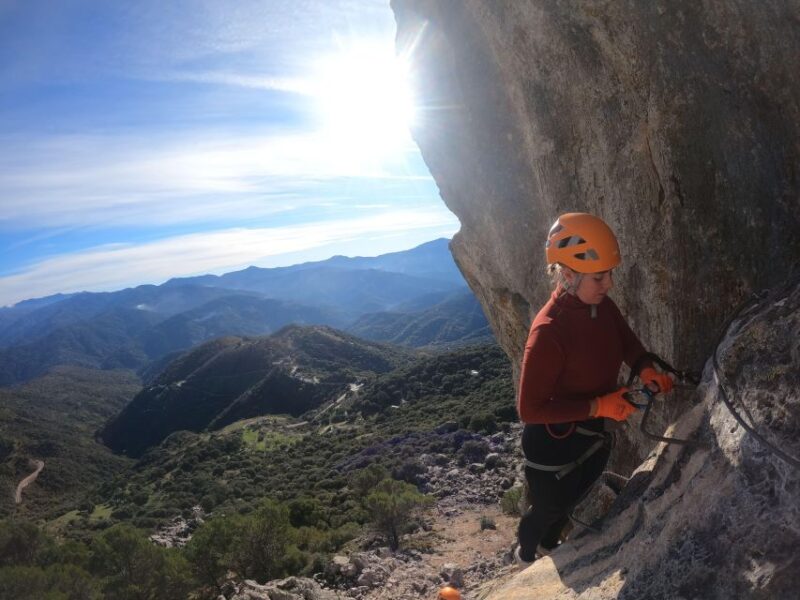 From Estepona: Benalauria via Ferrata Climbing Tour - Key Points