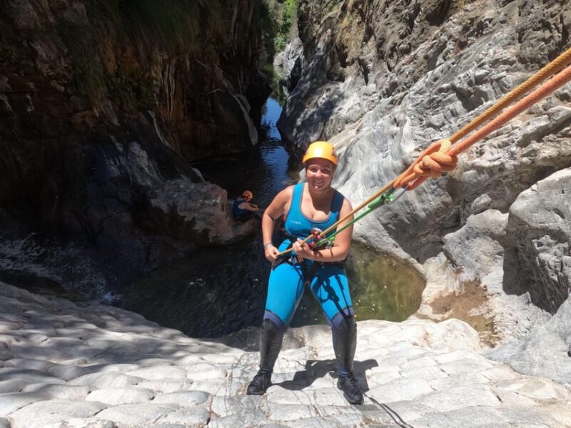 From Estepona: Guadalmina River Guided Canyoning Adventure - Jumping Into Refreshing Waters