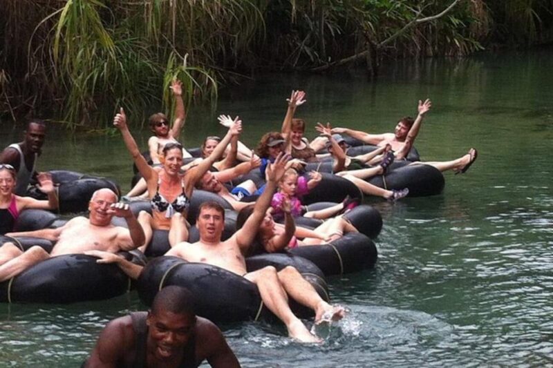 From Falmouth: Combo Blue Hole & River Tubing Tour - Highlights and Activities