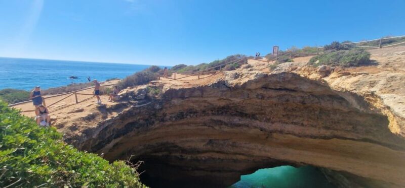 From Faro: 7 Valleys Hiking, Benagil Cave, & Snorkeling Tour - Hiking the Seven Hanging Valleys