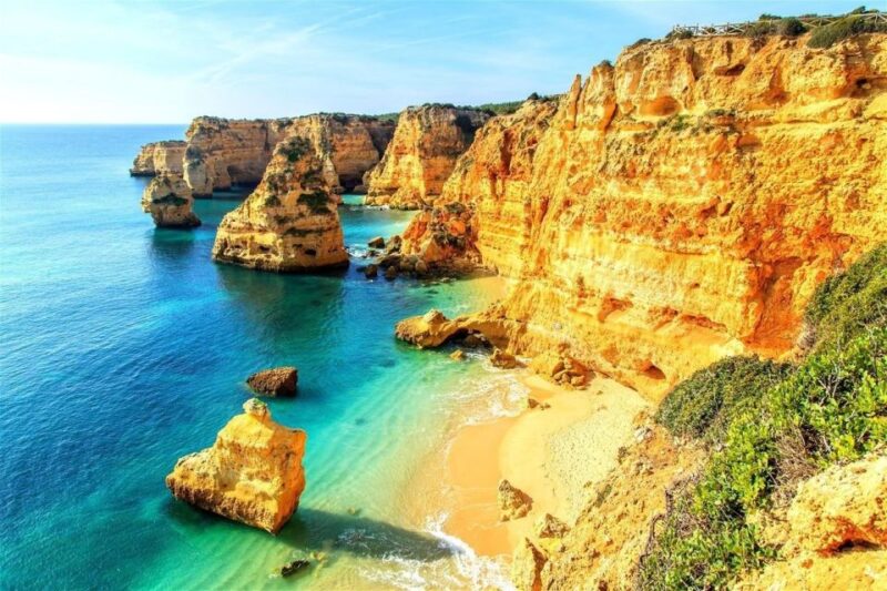 From Faro: Benagil Cave, Marinha, & Carvoeiro Full-Day Tour - Itinerary Highlights
