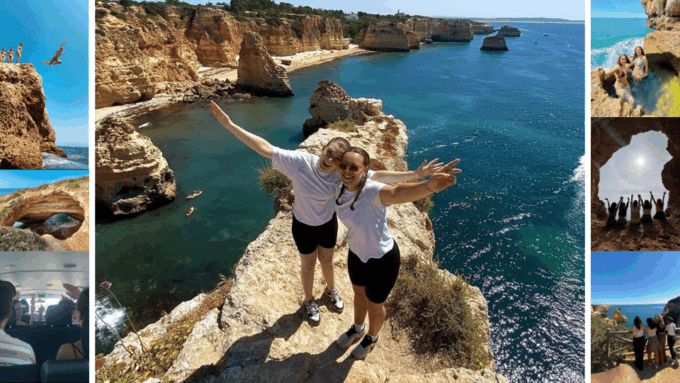 From Faro: Benagil, Marinha, 7 Valleys, and Algar Seco Tour - Meeting Point and Check-in