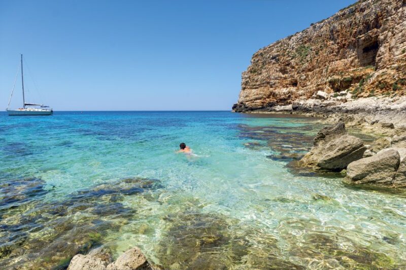 From Favignana : Egadi Islands Day Tour by Boat - Optional Swimming and Snorkeling