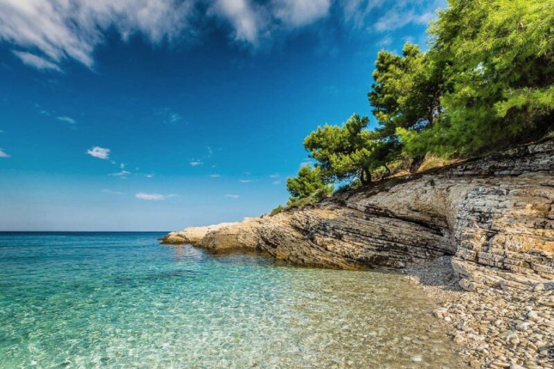 From Fazana: Seagull Rocks & Blue Cave Snorkeling - Itinerary Details
