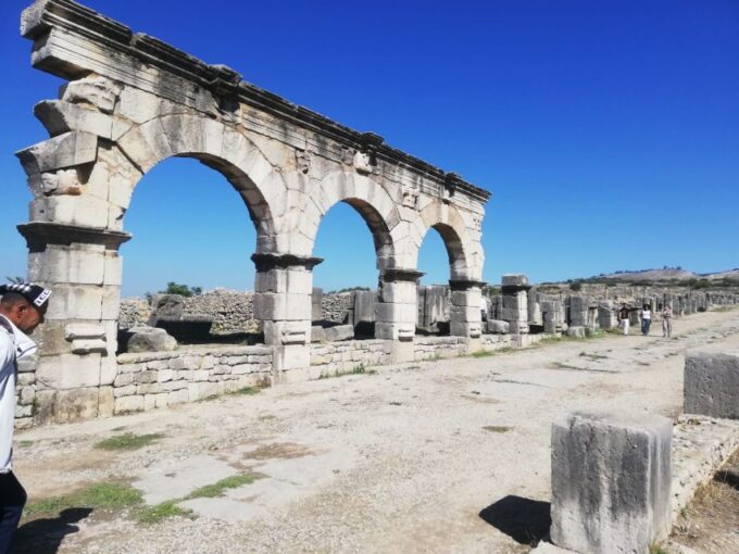 From Fes: Volubilis, Moulay Idriss, and Meknes Day Trip - Admission Fees and Water Provided