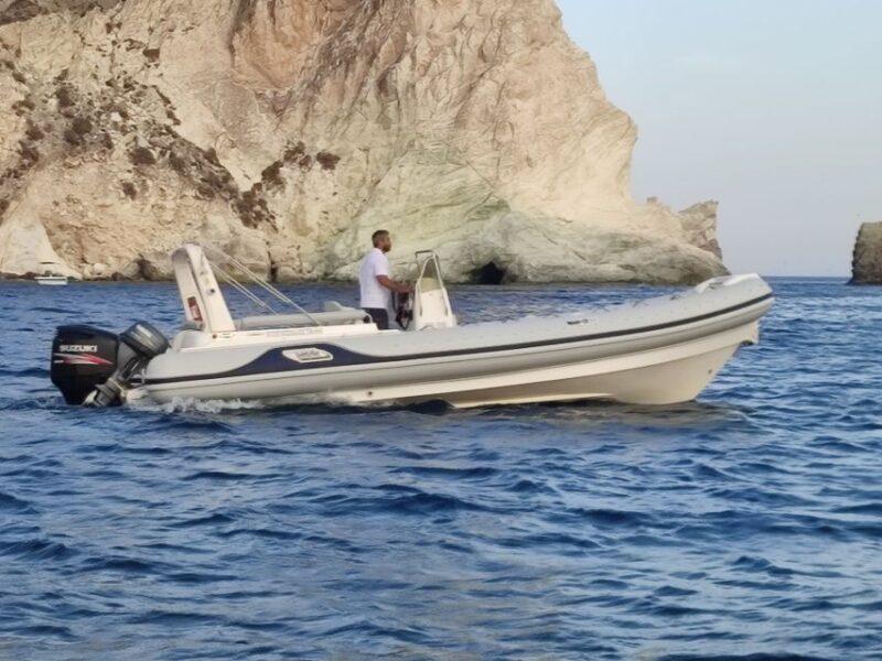 From Fira and Oia: Santorini Caldera Cruise by Private RIB - Discovering Traditional Fisherman Boat Houses
