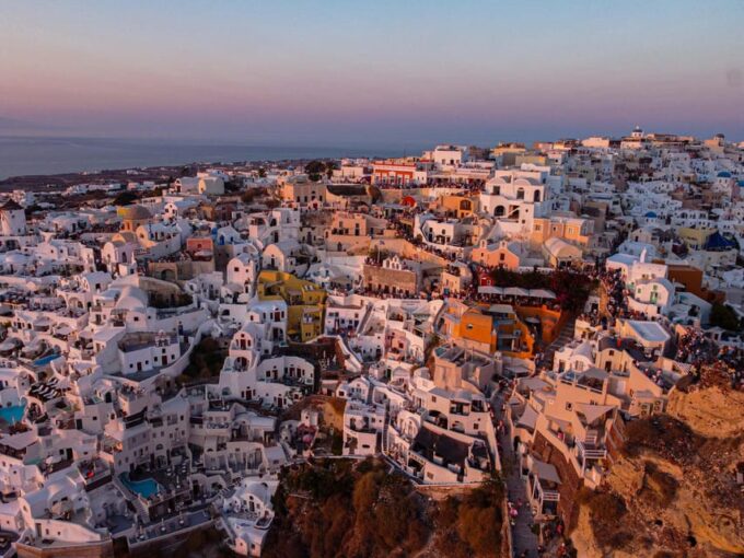 From Fira: Santorini Highlights Minibus Tour With Oia Sunset - Panoramic Views at Profitis Ilias Monastery