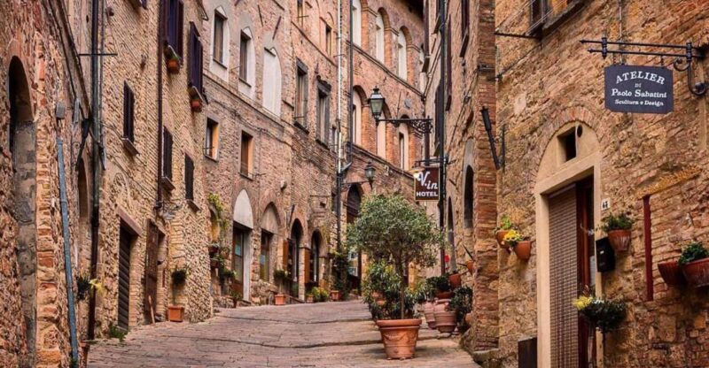 From Florence: PRIVATE Tour of San Gimignano and Volterra - Itinerary Highlights