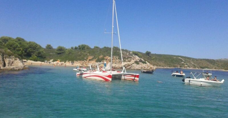 From Fornells: Half-Day Menorca Catamaran Trip W/ Snorkeling - Snorkeling in Clear Mediterranean Waters