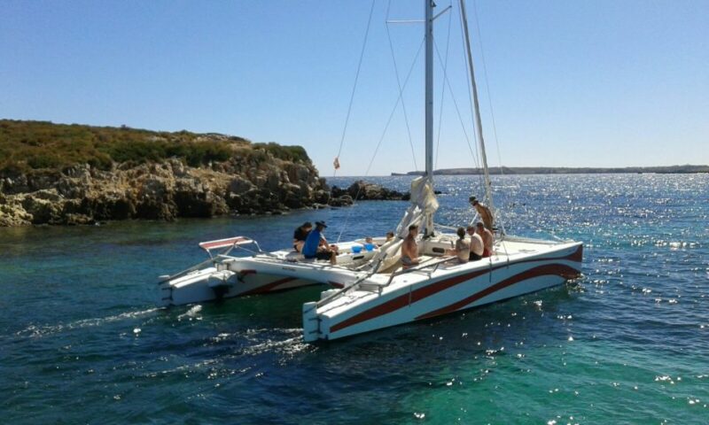 From Fornells: Half-Day Menorca Catamaran Trip W/ Snorkeling - Unique and Fastest Sailing Vessel