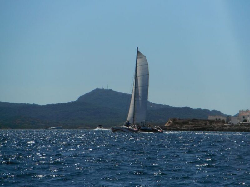 From Fornells: Half-Day Menorca Catamaran Trip W/ Snorkeling - Snacks and Unlimited Drinks Included