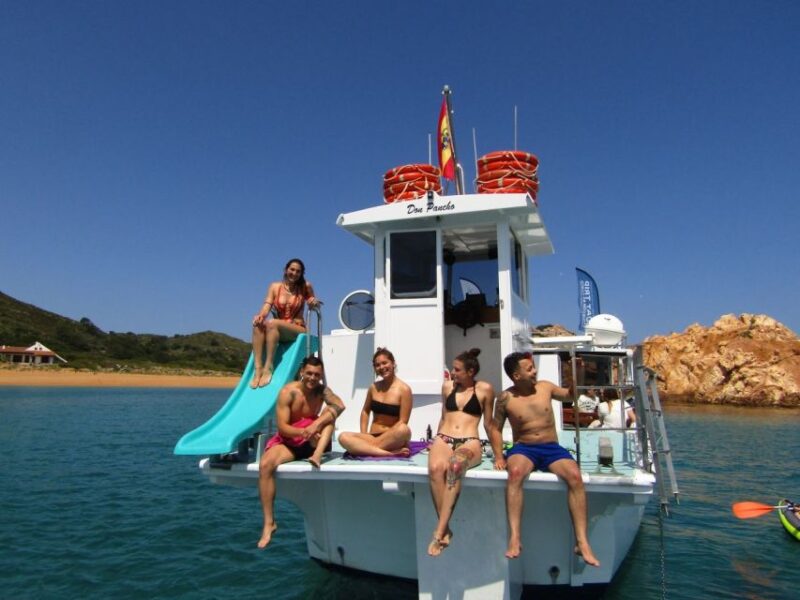 From Fornells: North Coast Beaches Cruise With Swim Stops - Onboard Amenities