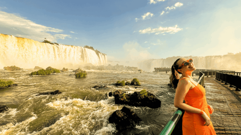 From Foz Do Iguaçu: Sunset at the Falls - Pickup and Dropoff