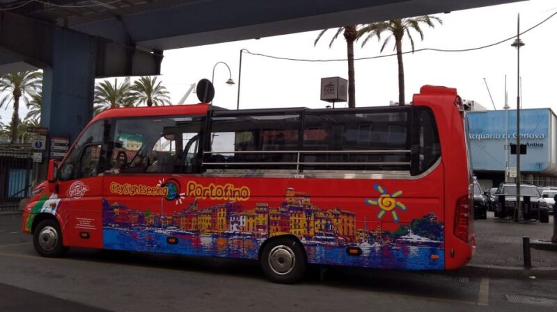 From Genova: Portofino Return Transfer by Open-Top Bus - Key Points