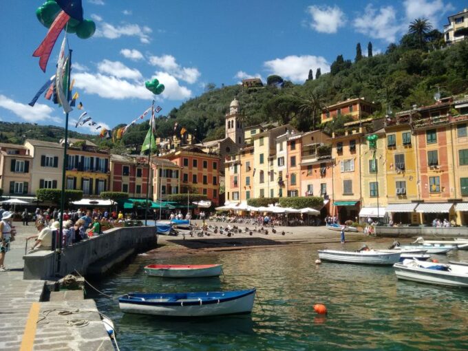 From Genova: Portofino Return Transfer by Open-Top Bus - Exploring the Riviera