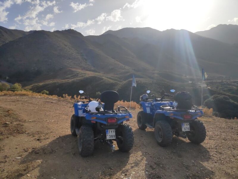 From Georgioupolis: Half-Day Quad ATV Safari - Pickup Service