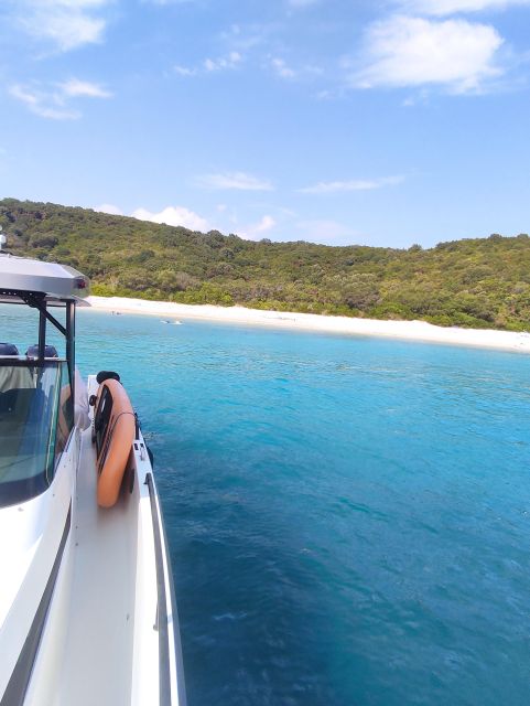 From Gouvia: Private Full-Day Cruise on a Luxury Speedboat - Inclusions and Exclusions