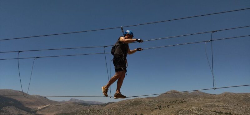 From Granada: Climb Zafarrayas Via Ferrata John Hogbin - Key Points