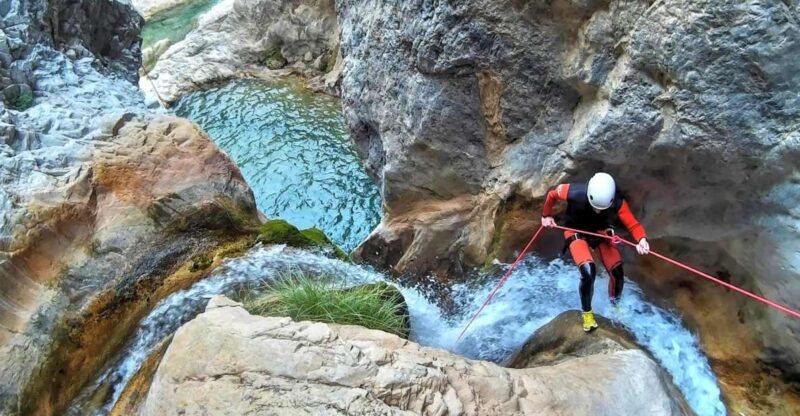 From Granada: Rio Verde Canyoning Tour - Itinerary