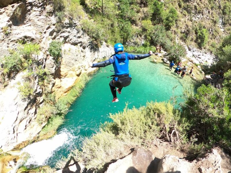 From Granada: Rio Verde Canyoning Tour With Lunch - Natural Scenery Highlights