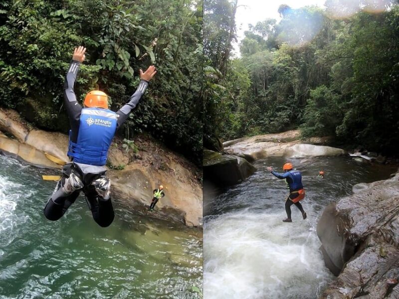 From Guatape: PARAGLIDING and Cristalline CANYONING - Canyoning Adventure