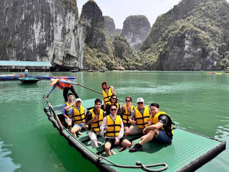 From Ha Noi: Ha Long Bay Day Trip W 6-Stars Cruise - Titop Island Adventure