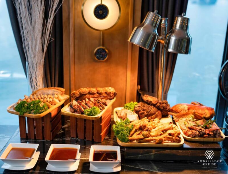 From Halong: HALONG DINNER CRUISE With ENTERTAINMENT - Culinary Experience