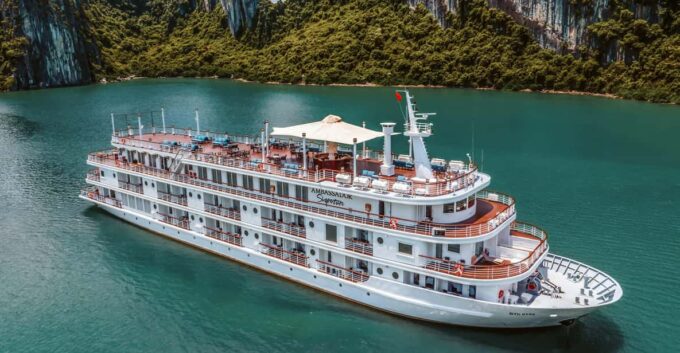 From Halong: Lanha Bay 2D1N on Ambassador Signature Cruise - Cruise Departure and Check-in