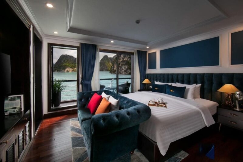 From Hanoi: 2-Day Ha Long Lan Ha Bay 5-Star Cruise & Balcony - Accommodation and Dining