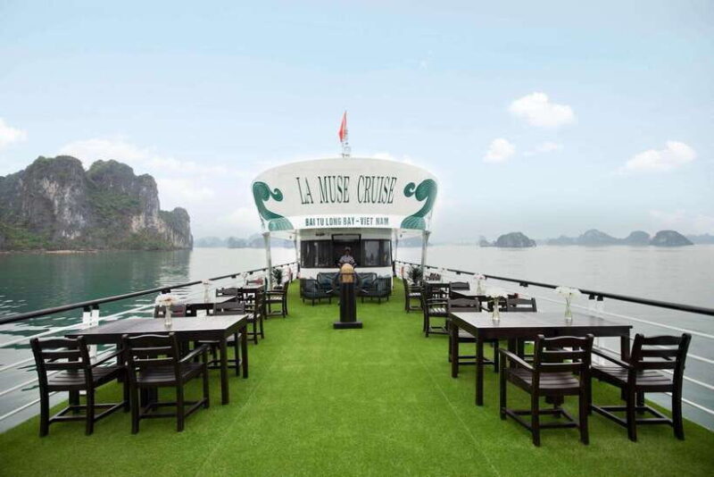 From Hanoi: Bai Tu Long Bay Off-The-Beaten-Path Day Cruise - Enjoying Onboard Experiences and Amenities