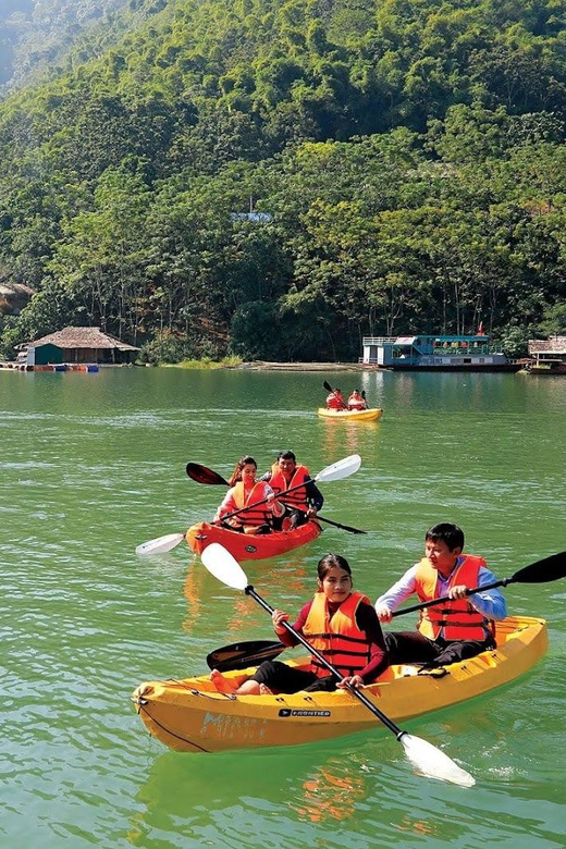 From Hanoi: Bike and Hike Ham Lon Mount and Kayak the Lakes - Group and Language Details