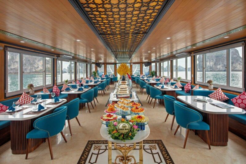 From Hanoi: Ha Long Bay Luxury Day Cruise Limousine Transfer - Highlights of Halong Bay