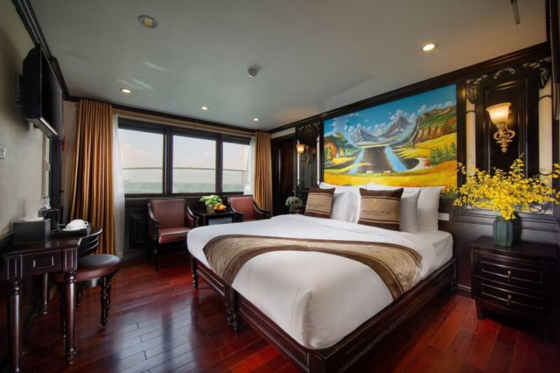 From Hanoi: Halong Bay 2D1N - 5star Cruise- Free Kayaking - Cabin Amenities and Features