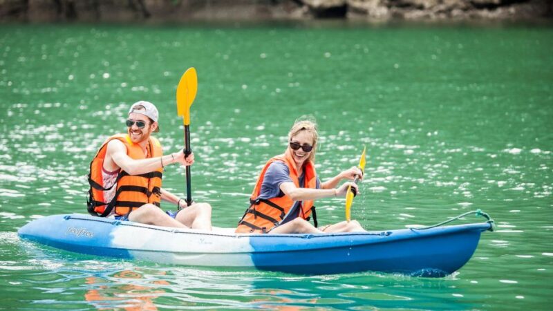 From Hanoi: Halong Bay Cruise 2 Days 1 Night With Transport - Sunset Party and Dinner