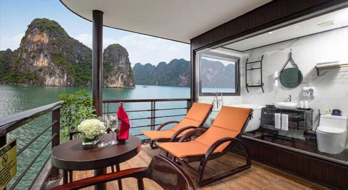 From Hanoi: Halong Bay Cruise With Cave Visit and Lunch - Kayaking and Sundeck Options