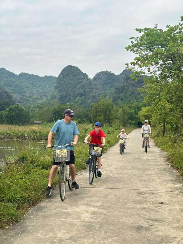 From Hanoi: Hoa Lu and Tam Coc 1 Day Trip - Cycling Through Local Villages