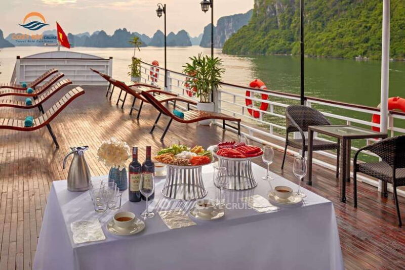 From Hanoi: Immersive Halong Bay Cruise: 2 Days 1 Night - Day 2: Pearl Farm and Kayaking