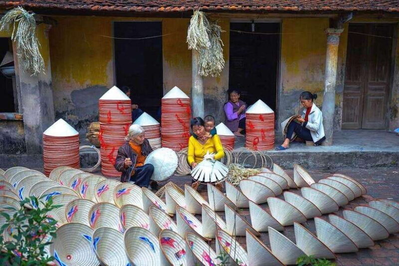 From Hanoi: Incense Village & Hat Making Village Tour - Chuong Conical Hat Village