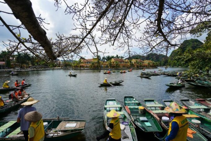 From Hanoi Visit Hoa Lu Capital - Tam Coc Boating - Biking - Bicycle Tour Around Rural Villages