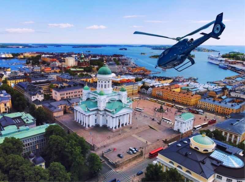 From Helsinki: Helicopter Day Trip to Tallinn - Scenic Flight and Views