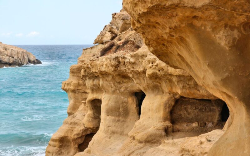 From Heraklion: Matala, Hippies Caves & Ancient Gortyn - Key Points