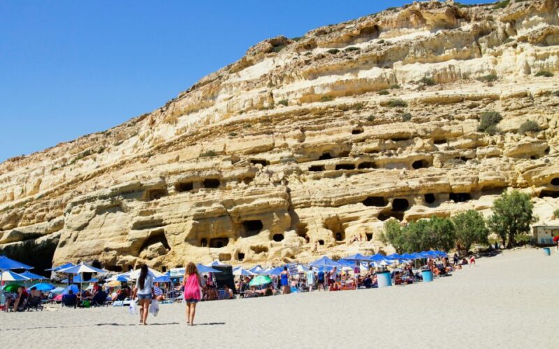 From Heraklion: Matala, Hippies Caves & Ancient Gortyn - Itinerary and Experience